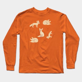 fennec pattern Long Sleeve T-Shirt